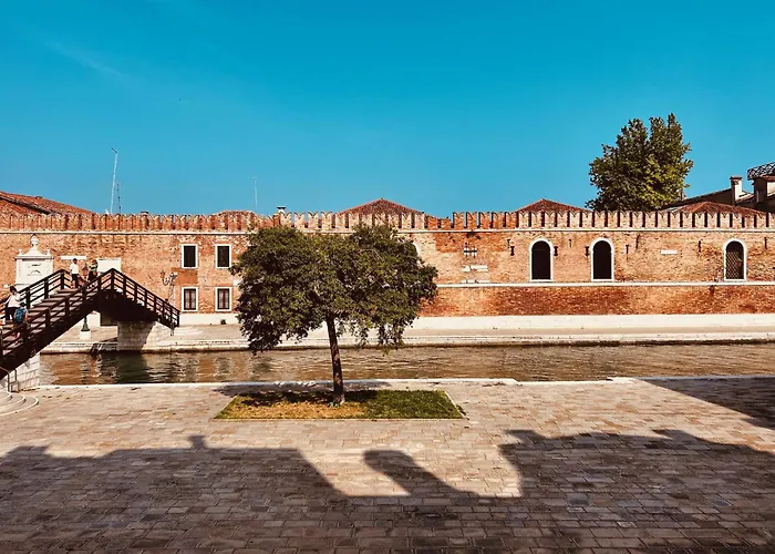 With View In Venice, Arsenale.